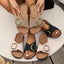 Women’s Comfortable Slip On Buckle Sandals