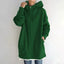 Casual Oversized Full Zip Hoodie for Women