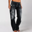 Casual Wide-Leg Denim Jeans for Women