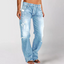 Casual Wide-Leg Denim Jeans for Women