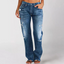 Casual Wide-Leg Denim Jeans for Women