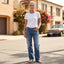 Casual Wide-Leg Denim Jeans for Women