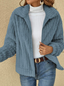 Chic Plush Zip Up Jacket for Women