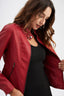 Chic Slim Fit Biker Jacket for Women