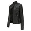 Chic Slim Fit Biker Jacket for Women