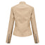 Chic Slim Fit Biker Jacket for Women