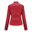 Chic Slim Fit Biker Jacket for Women