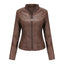 Chic Slim Fit Biker Jacket for Women