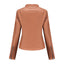 Chic Slim Fit Biker Jacket for Women