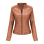 Chic Slim Fit Biker Jacket for Women