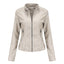 Chic Slim Fit Biker Jacket for Women