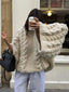 Cozy Oversized Wool Blend Knit Sweater for Women