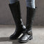 Classic Buckle Knee High Boots for Women
