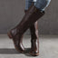 Classic Buckle Knee High Boots for Women