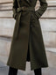 Classic Double Breasted Trench Coat for Women