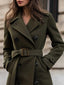 Classic Double Breasted Trench Coat for Women