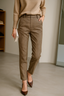 Casual High Waist Tailored Straight Leg Trousers for Women