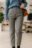Casual High Waist Tailored Straight Leg Trousers for Women