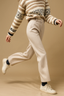 Casual High Waist Tailored Straight Leg Trousers for Women