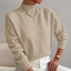 Soft Comfortable Knit Mock Neck Sweater for Women