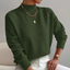 Soft Comfortable Knit Mock Neck Sweater for Women