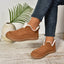 Cozy Fleece Lined Slip On Winter Shoes for Women