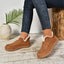 Cozy Fleece Lined Slip On Winter Shoes for Women