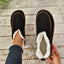 Cozy Fleece Lined Slip On Winter Shoes for Women