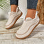 Cozy Fleece Lined Slip On Winter Shoes for Women