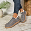 Cozy Fleece Lined Slip On Winter Shoes for Women