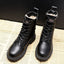 Lined Black Ankle Boots for Women