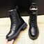 Lined Black Ankle Boots for Women