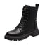 Lined Black Ankle Boots for Women