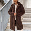 Cozy Oversized Longline Teddy Coat for Women