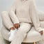Women's Cozy Two Piece Fleece Loungewear Set