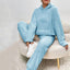 Women's Cozy Two Piece Fleece Loungewear Set