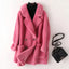 Double Breasted Fleece Wool Teddy Coat for Women