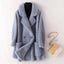 Double Breasted Fleece Wool Teddy Coat for Women