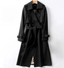 Double Breasted Long Trench Coat for Women