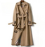 Double Breasted Long Trench Coat for Women