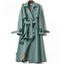 Double Breasted Long Trench Coat for Women