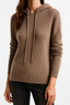 Lightweight Comfortable Ribbed Knit Hoodie for Women