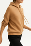 Lightweight Comfortable Ribbed Knit Hoodie for Women