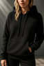 Lightweight Comfortable Ribbed Knit Hoodie for Women