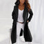 Elegant Double Breasted Longline Coat for Women