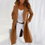 Elegant Double Breasted Longline Coat for Women