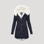 Faux Fur Lined Hooded Winter Parka for Women