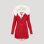 Faux Fur Lined Hooded Winter Parka for Women