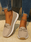 Flat Buckle Slip On Loafers for Women