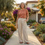 High Waist Wide Leg Trousers for Women
